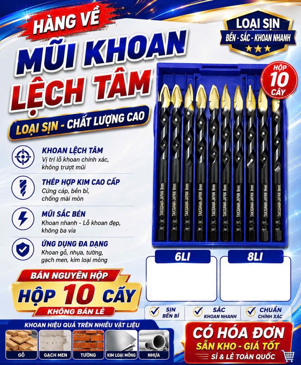 MŨI KHOAN LỆCH TÂM